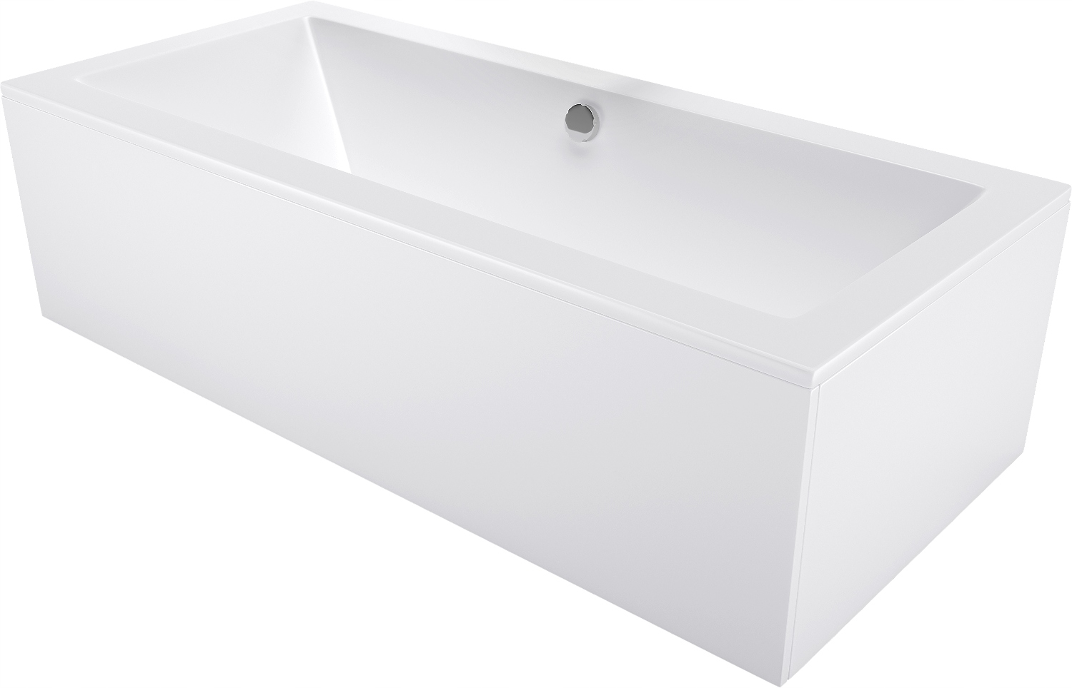 Mexen Cube obdélníková vana 170x75cm s krytem, bílá, akryl sanitární