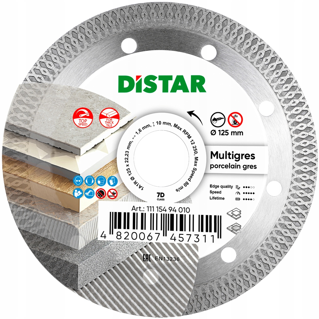 

Distar Tarcza Diamentowa Tnąca 1A1R Multigres 125