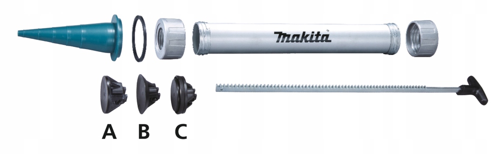 

Makita tuba 600ml kartusz tłok BCG140 Bcg Dcg 180