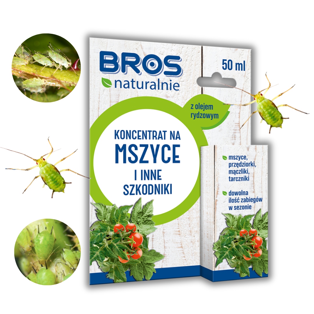 Koncentrat na mszyce i inne szkodniki Bros Naturalnie 50 ml x 3 opakowania EAN (GTIN) 5904517363014