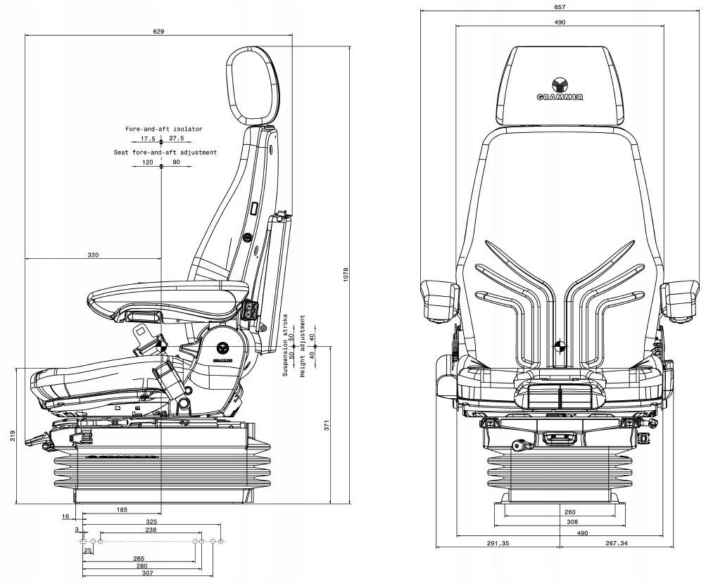 1294562 - Кресло Grammer Actimo XL MSG95A/722