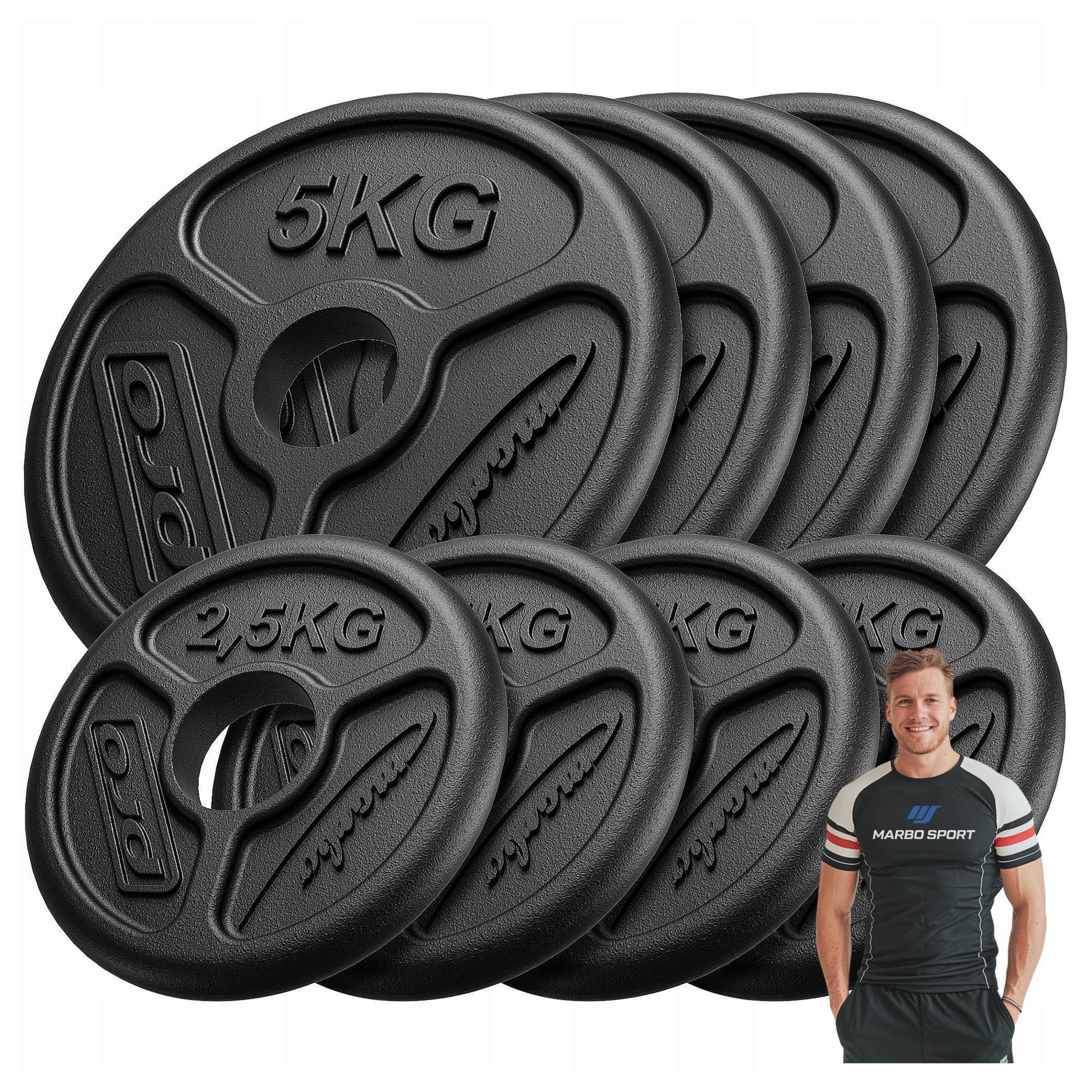 Marbo Sada olympijských zátěží 30 kg