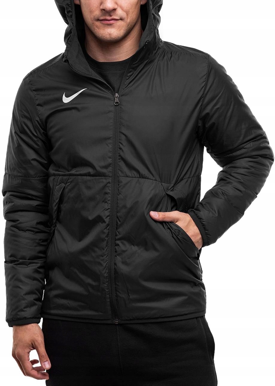 Pánská bunda S Kapucí Nike Park 20 Podzimní zimní zateplená černá S