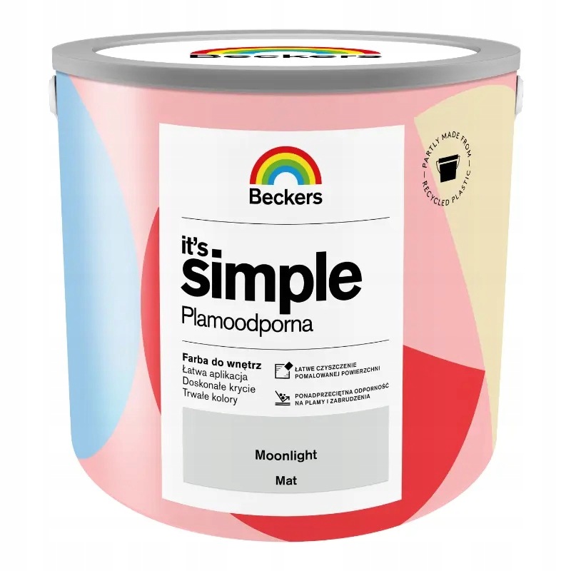 Farba plamoodporna It's Simple Moonlight 5l Beckers
