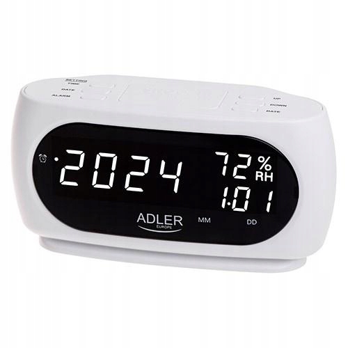 Budzik Adler Ad 1186 white