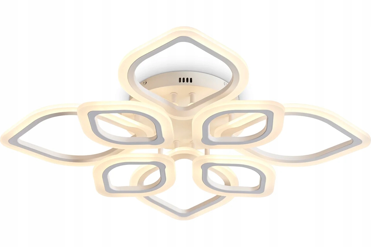 Led Luster Stropná Lampa Stropné Svietidlo 136W 3 Farby Svetla Diaľkový Ovládač Vargo DL1120