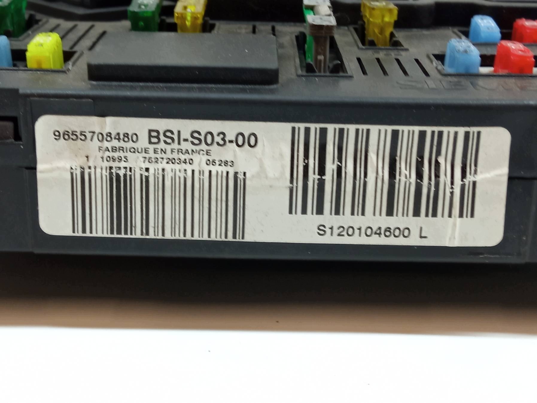 Scatola BSI 9655708480 S03 Peugeot 407 e (2004-2010)