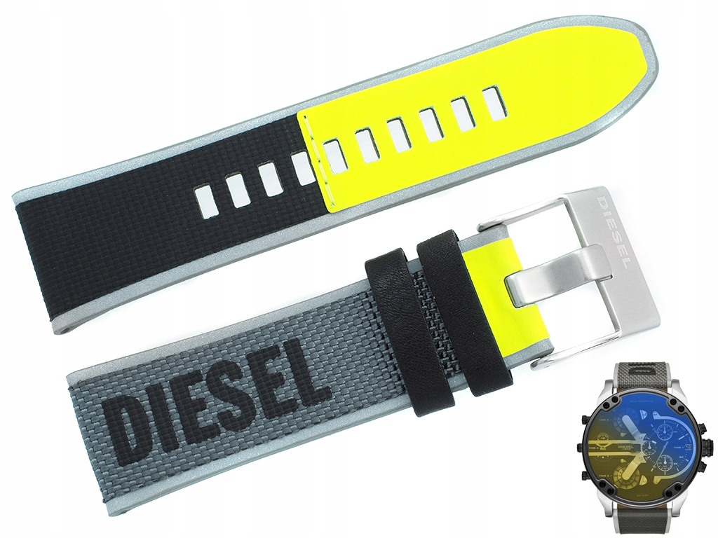 Pásek k hodinkám Diesel Mr Daddy 2.0 DZ7429 28 mm originální