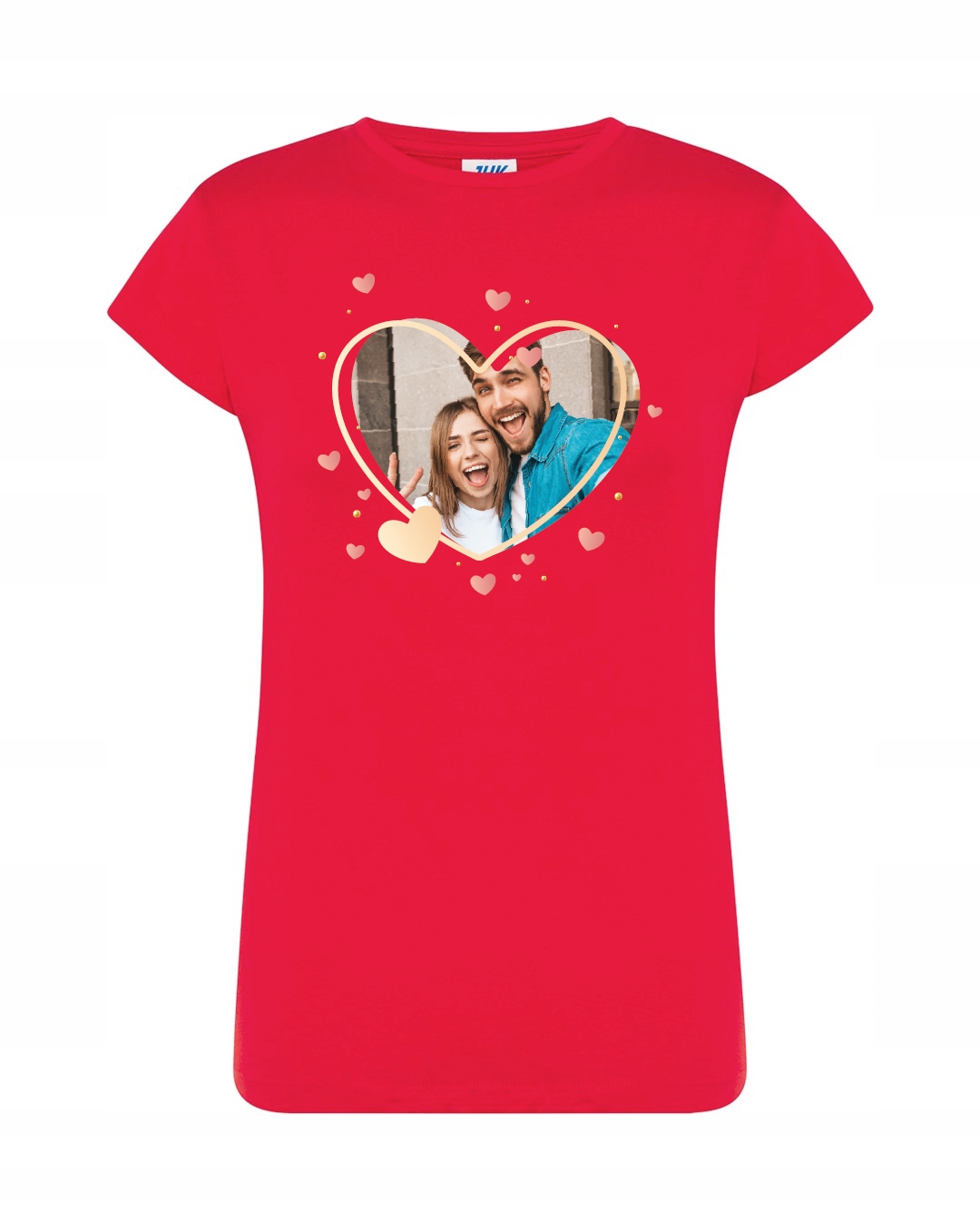 

Koszulka T-shirt damska Walentynki Twoje zdjęcie