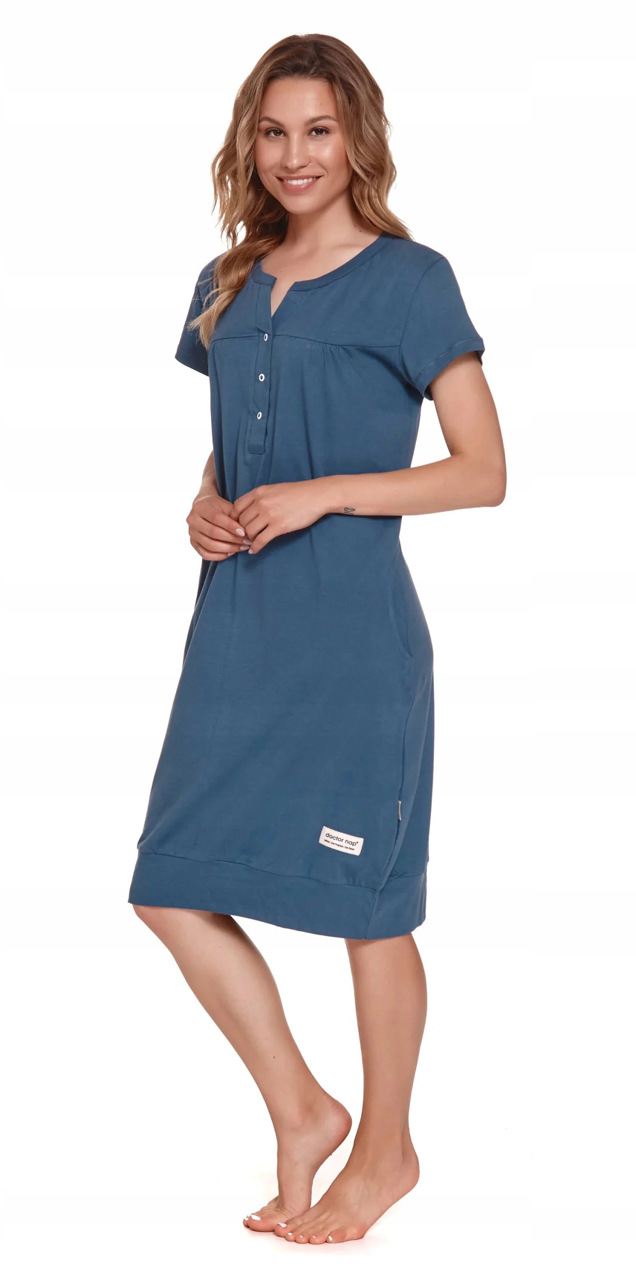 Koszula nocna do karmienia Doctor Nap 4348 XXL/44 Materiał dominujący bawełna