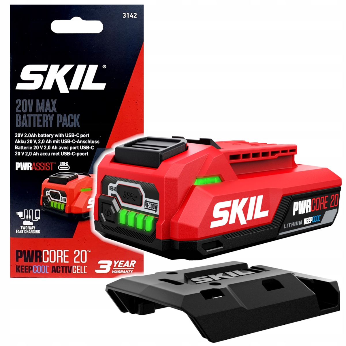 Akumulator Skil 20V Usb-c 2.0Ah 3142 Aa Li-Ion Pwrassist
