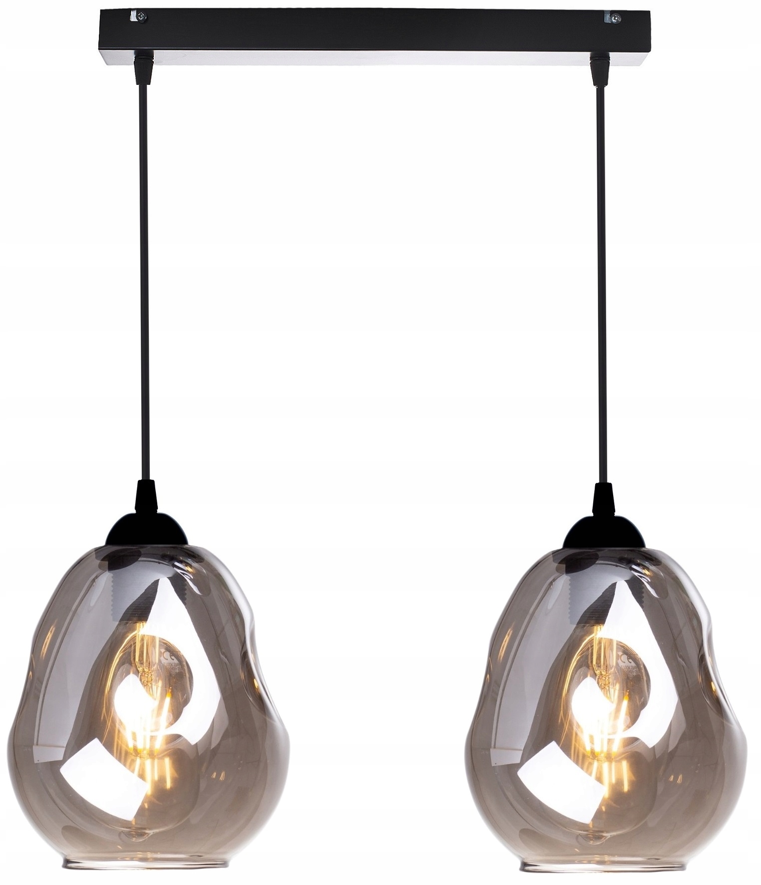 

Lampa Wisząca Sufitowa Żyrandol Plafon Led Szkło