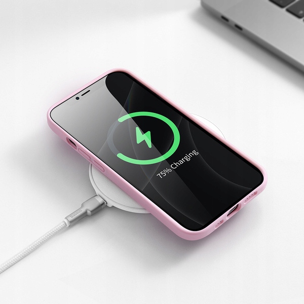 BASEUS RÓŻOWE ETUI SYLIKONOWE SLIM CASE OBUDOWA DO IPHONE 13 PRO MAX Marka Baseus