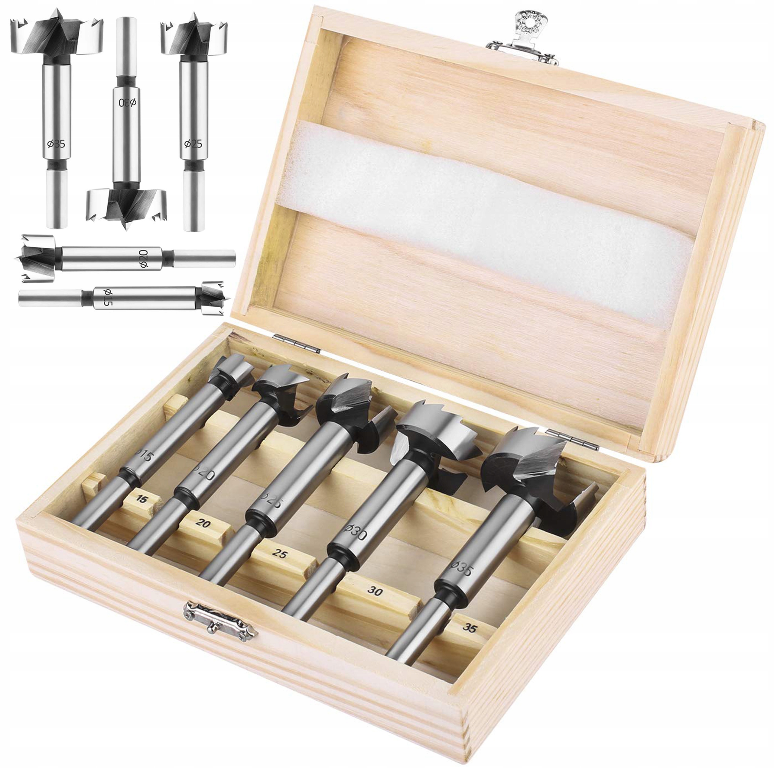 

Sękowniki Flekowniki Frezy Wiertła Drewna 15-35 MM