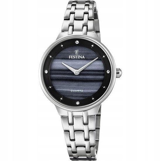 Dámské hodinky Festina F20600-C Zirkony stříbrné