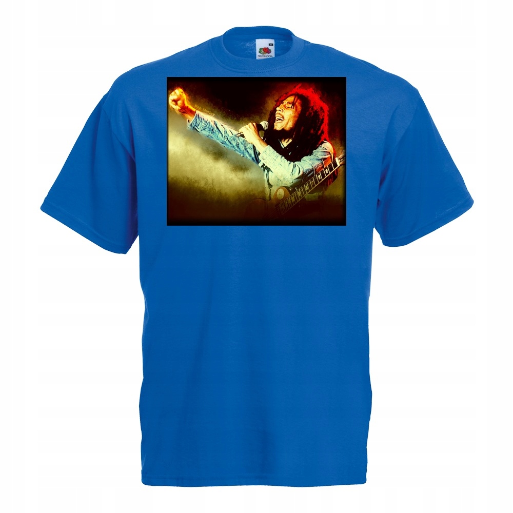 

Koszulka z nadrukiem reggae Bob Marley rasta M