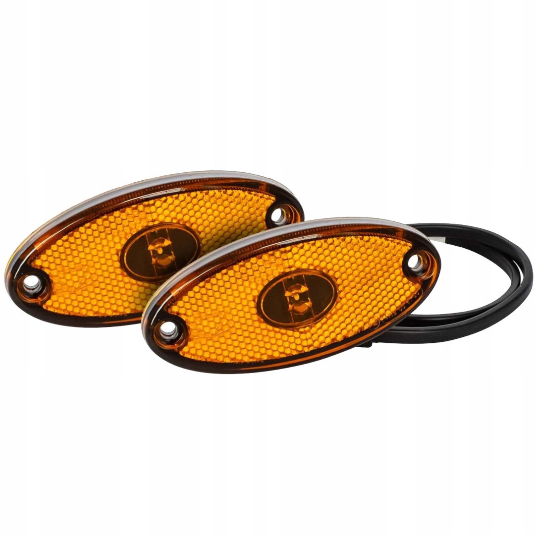 

2x lampa obrysowa boczna Led Aspöck Flatpoint II