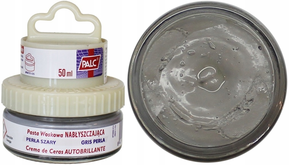PASTA DO BUTÓW WOSKOWA KREM PALC PERŁA SZARY