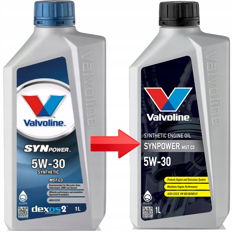VALVOLINE SYNPOWER 5W30 MST C3 OLEJ 5W-30 9L Kod producenta 874308