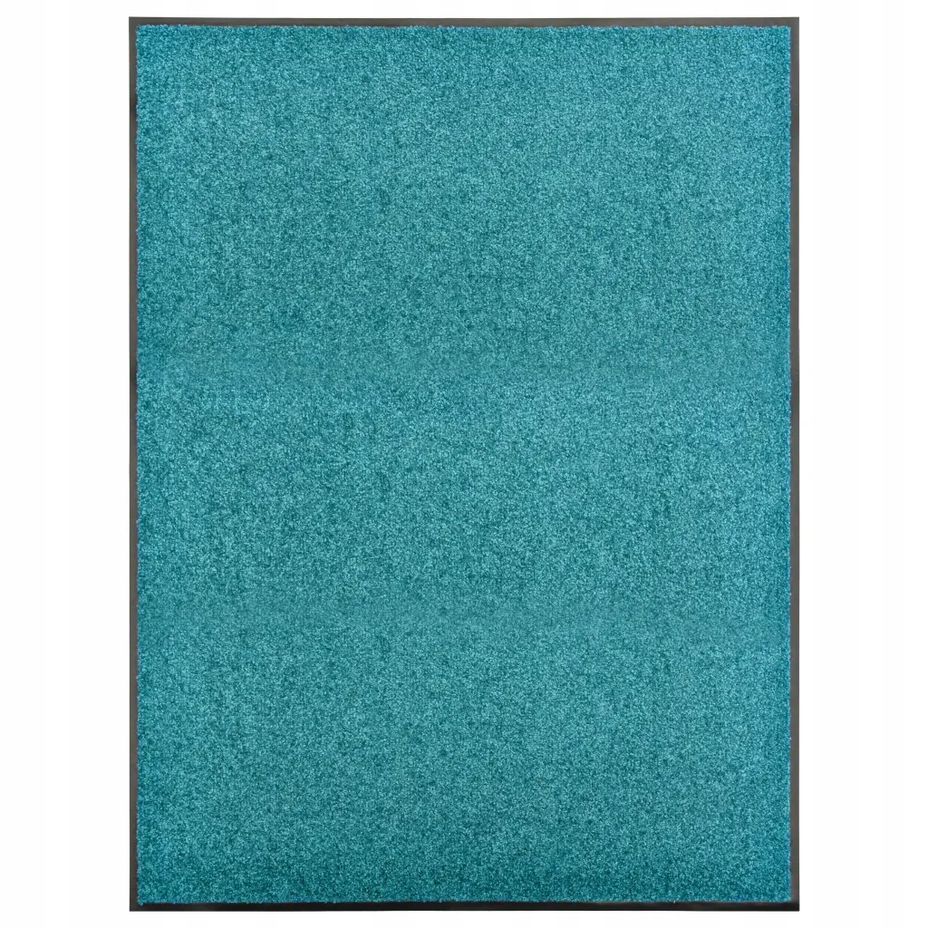 Rohožka pratelná tyrkysová 90 x 120 cm Tyrkysová 323460