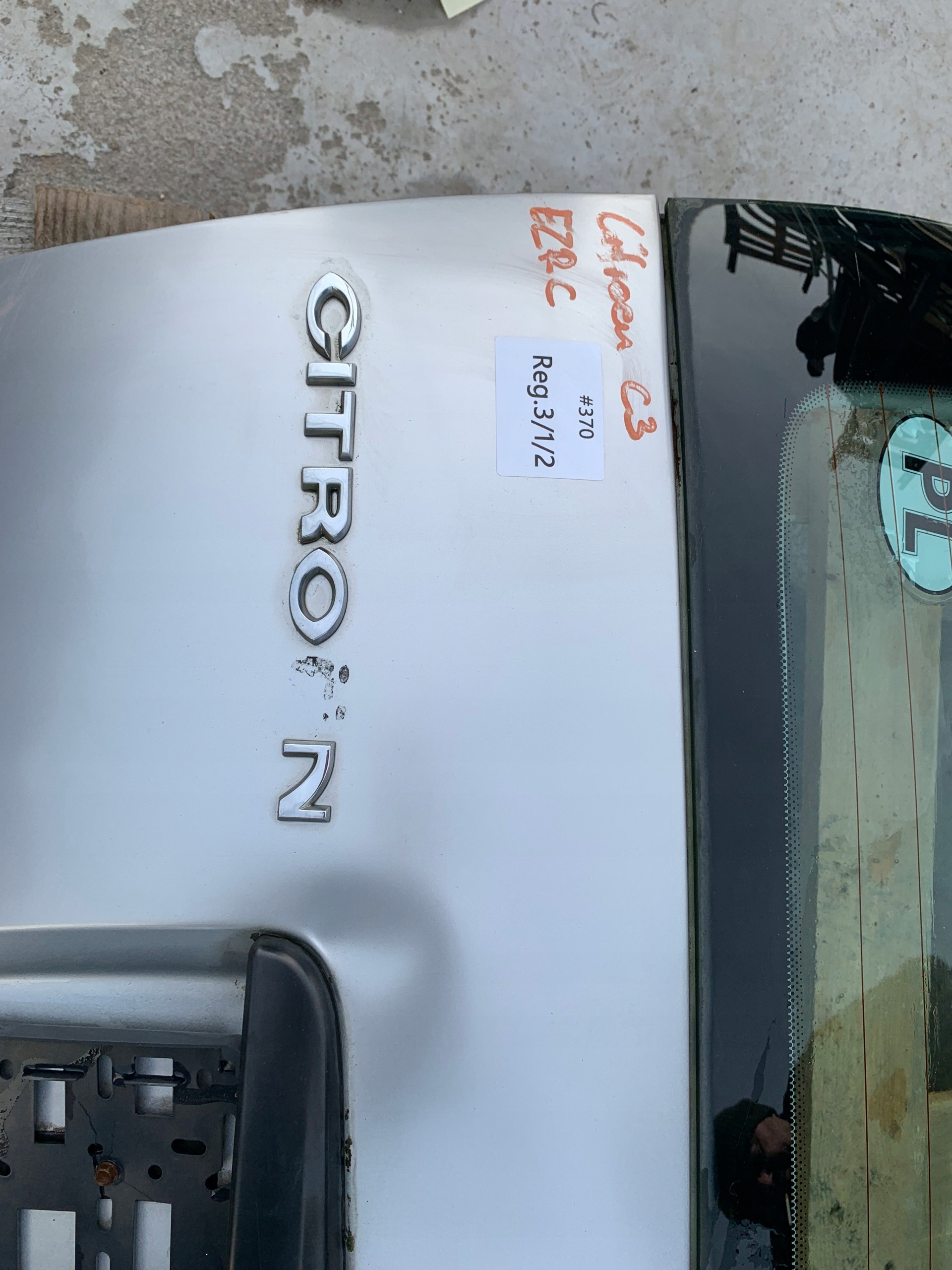 CITROEN C3 and trunk door boot EZRC