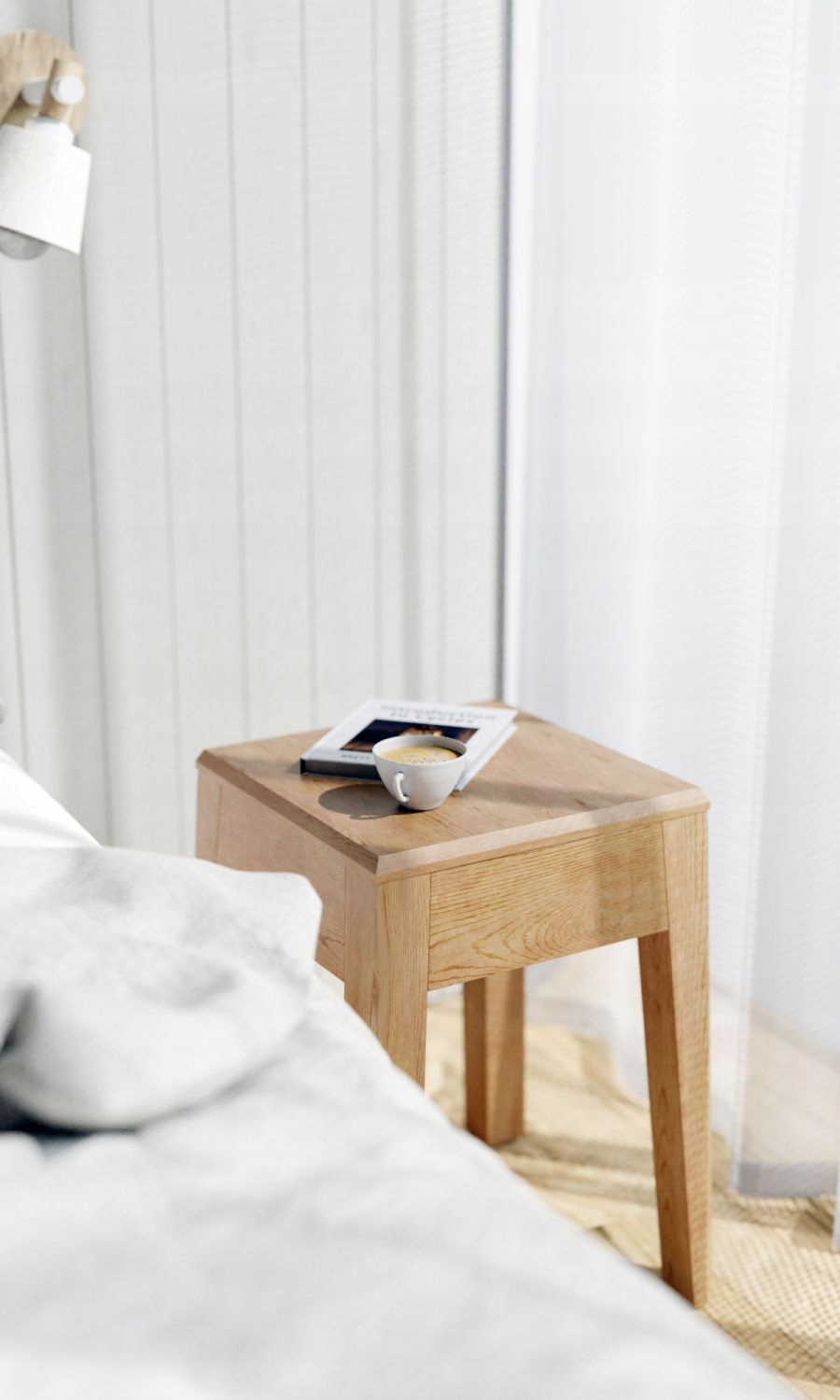 Taboret METEOR WT dębowy stołek drewniany Stolik nocny Meble-Stelmach Marka Meble Stelmach