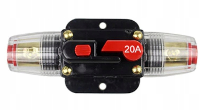 

Samochodowy Bezpiecznik automatyczny 20A 12V-48V