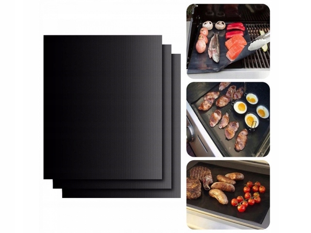 

Mata Teflonowa Na Grill Wielorazowa 40x33cm 6szt