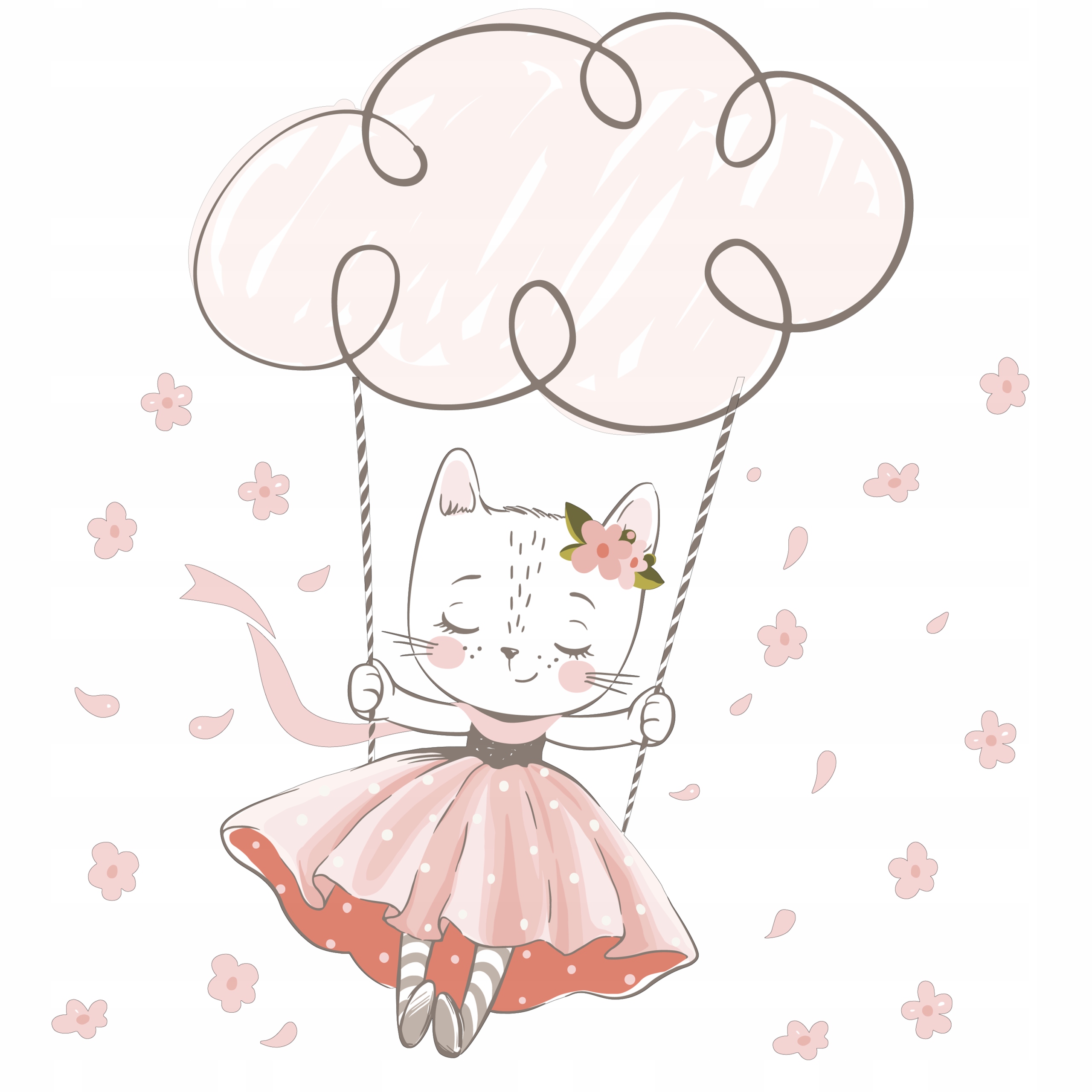 naklejki na ścianę KOTEK