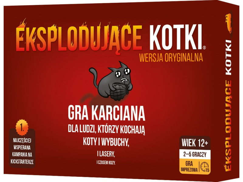 Gra karciana REBEL Eksplodujące Kotki