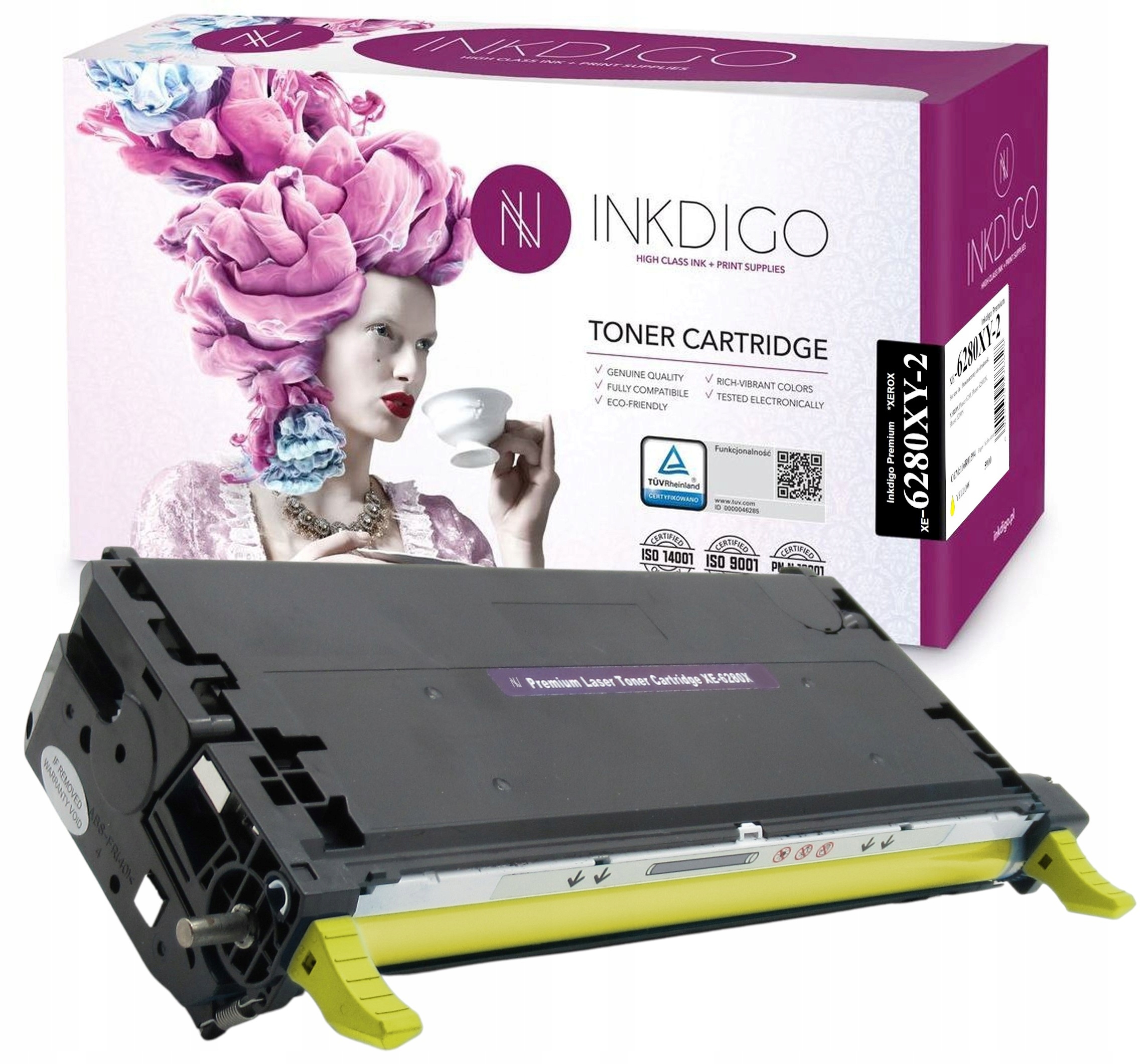 Náhradní toner 106R01402 pro Xerox Phaser 6280 Y