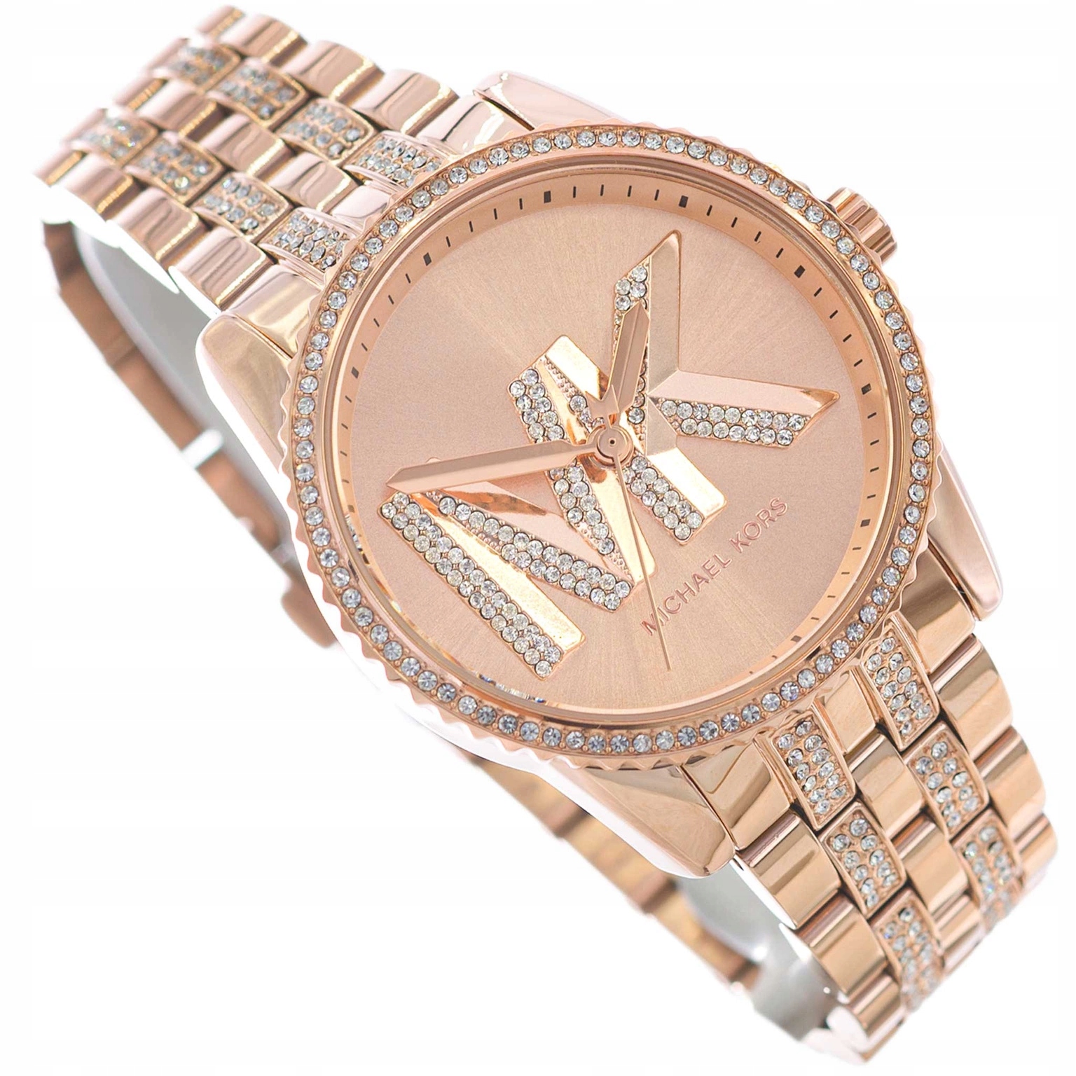 Dámské Hodinky Michael Kors MK7541 Ritz Růžové Zlato Zirkony Glamour