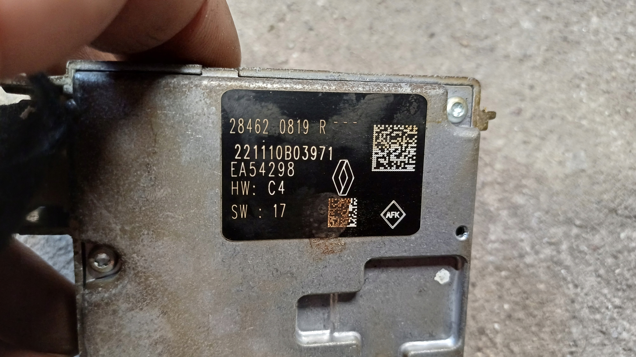 renault CAPTUR II 19- ассистент 284620819R