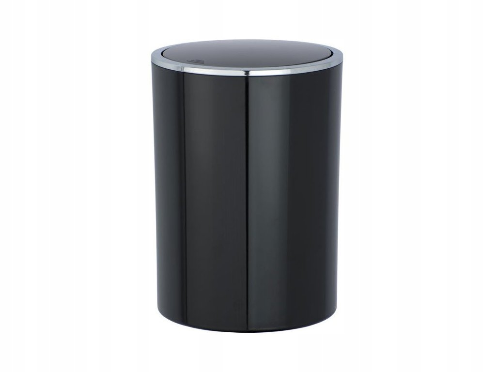 Levně Odpadkový koš Inca Black, Wenko, 5l