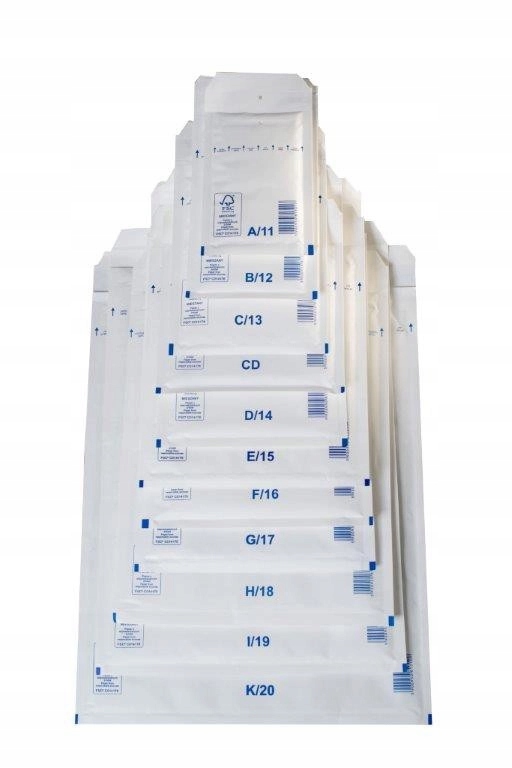 

Koperty bąbelkowe Vp F16 białe 100 szt.