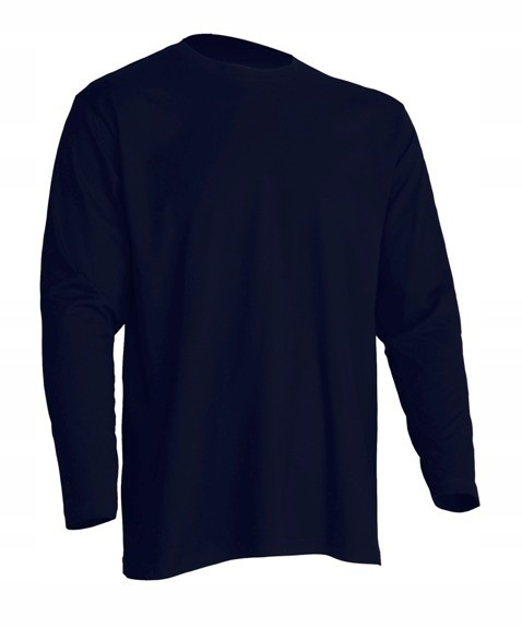 

T-shirt Męski Z Długim Rękawem Navy r.L