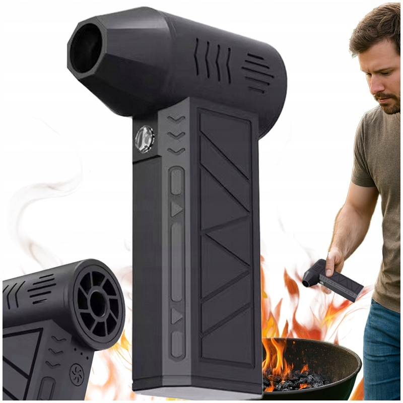 Mini Dmuchawa Elektyrczna Bezprzewodowa Do Kurzu Czyszczenia Na Grilla