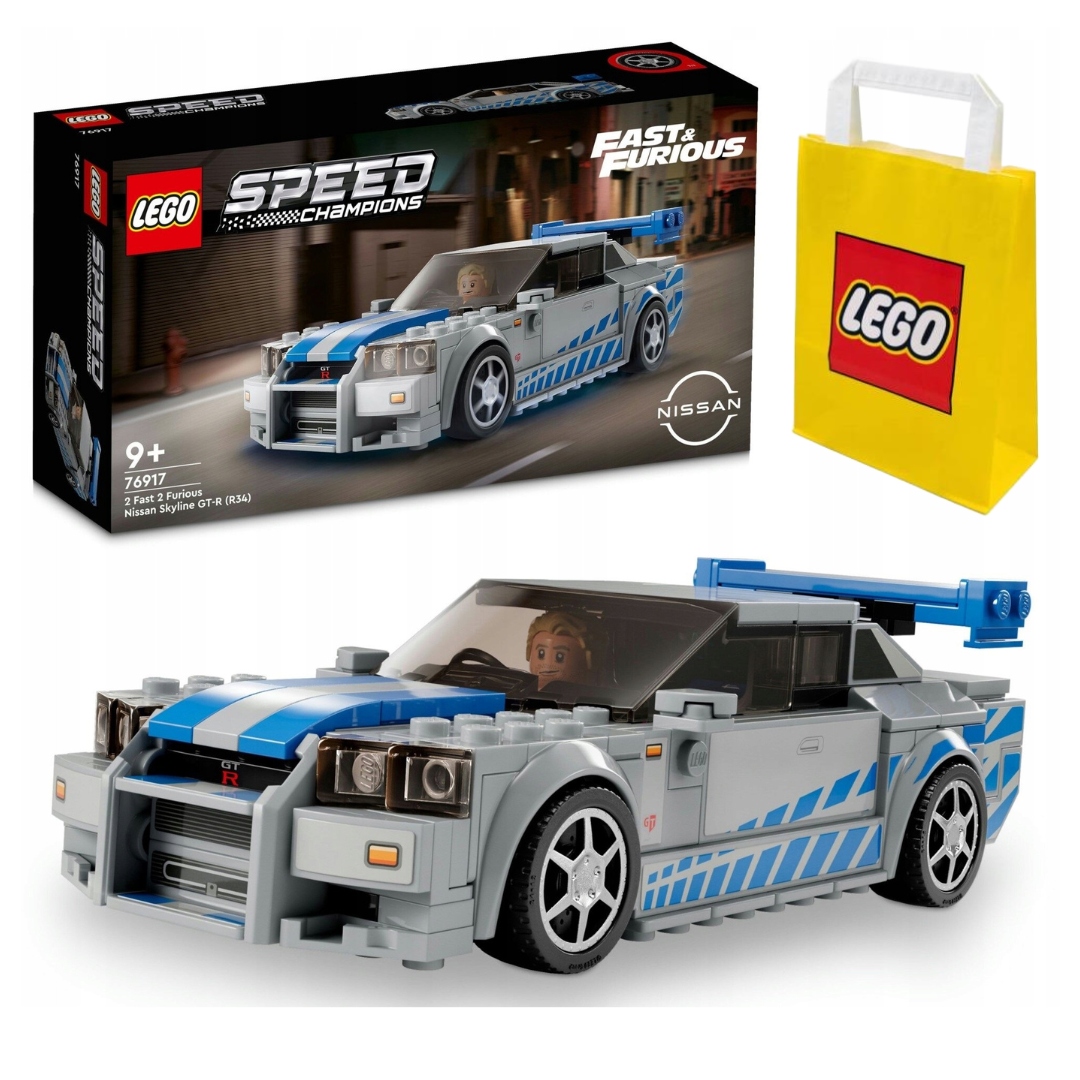 Lego Speed Auto Nissan Skyline Rychle zběsilý Auto Figurka Brian 76917