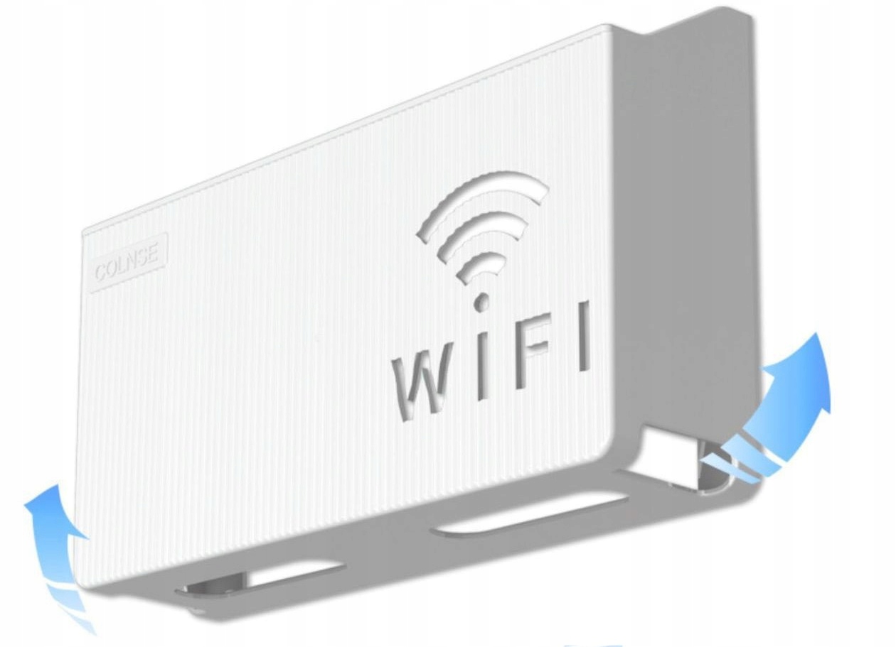 PÓŁKA na ROUTER WIFI UCHWYT ŚCIENNY SWITCH Materiał plastik