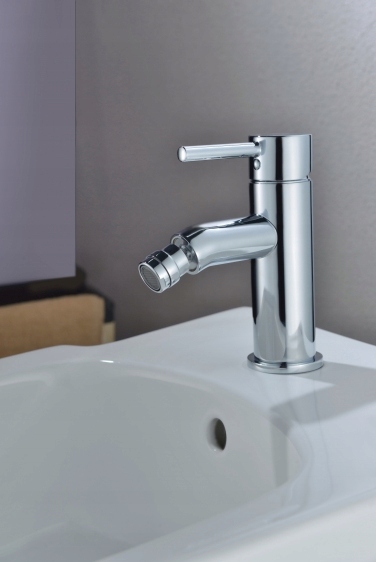 Bidetová Batéria S Automatickým Uzáverom, Chrómová