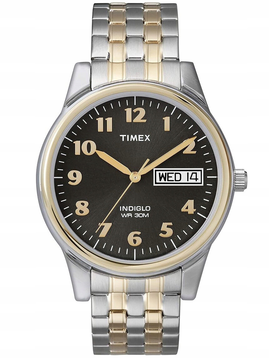 Pánské Hodinky Timex Charles Two-Tone T26481 Indiglo Box