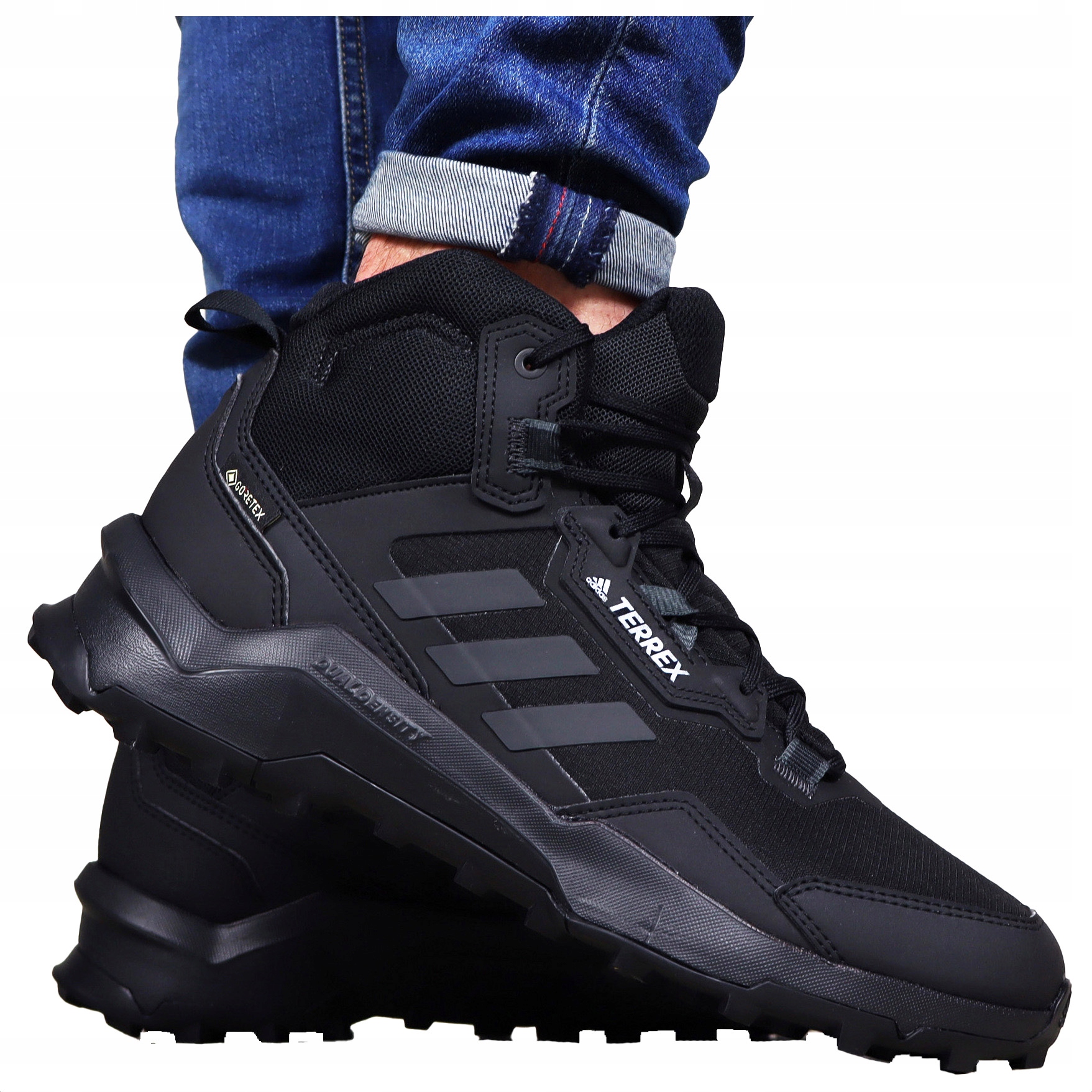 Adidas Terrex Voděodolné Zimní pánské vysoké trekové boty Gore-tex