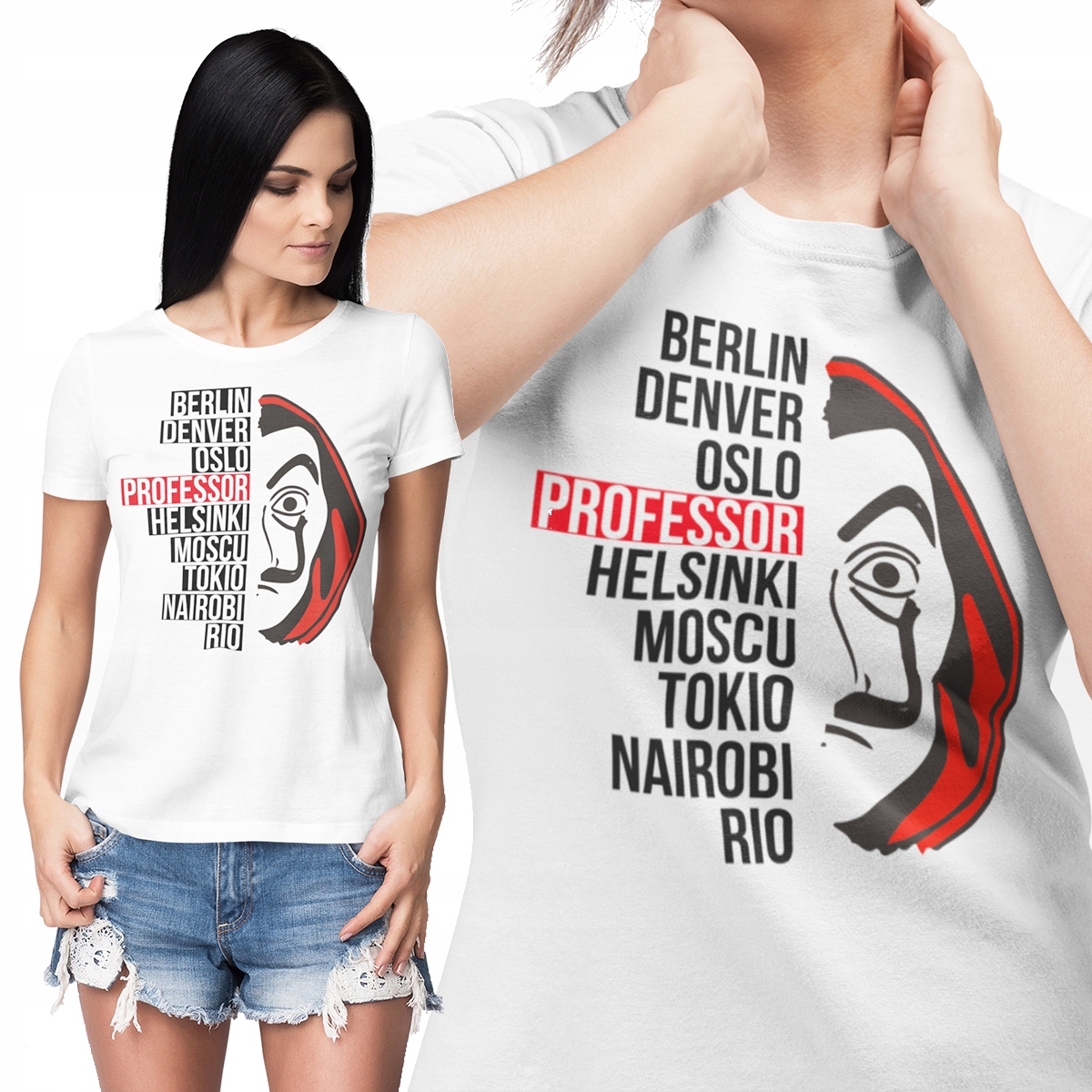 

Koszulka Damska Dom Z Papieru La Casa De Papel