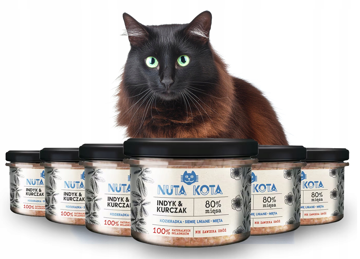 Levně Nuta Kota s krůtím a kuřecím masem, bezobilné krmivo 200 g