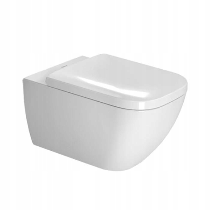 Duravit Happy D.2 Rimless Miska Wc wisząca 54x35,5 biała bezrantowa