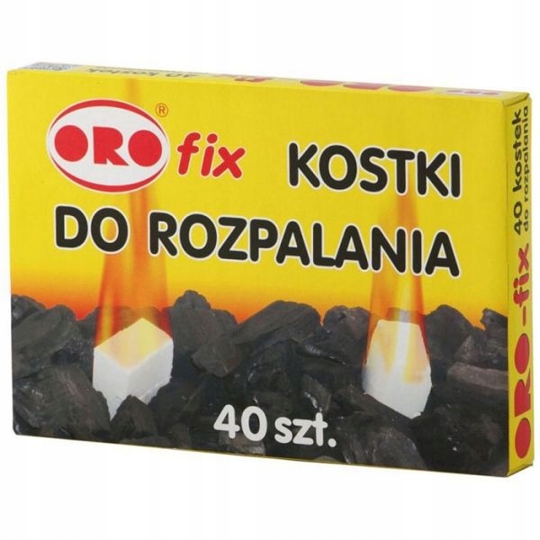 Kostki Oro fix do rozpalania 40 sztuk