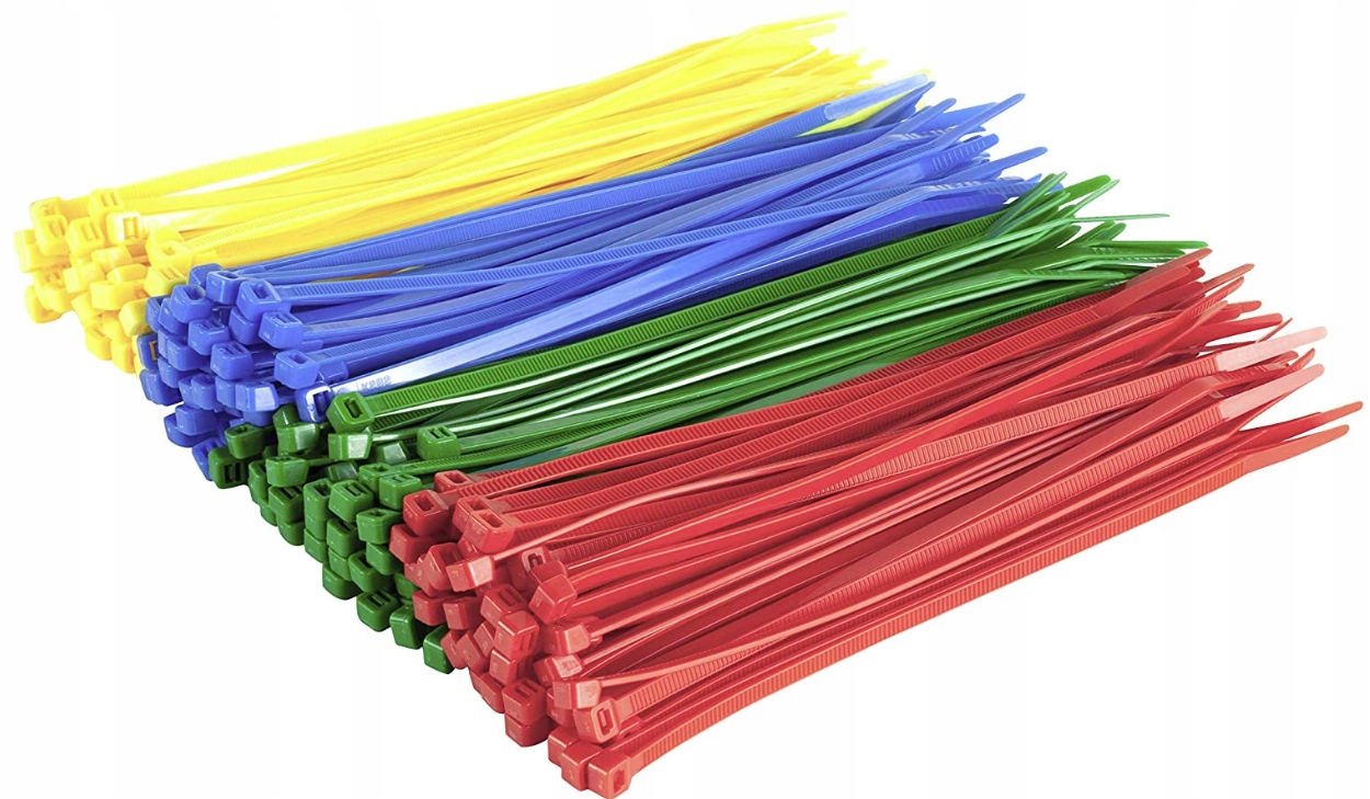 Opaski zaciskowe trytytki 2,5x200 MM 120x kolorowe EAN (GTIN) 5907698020639