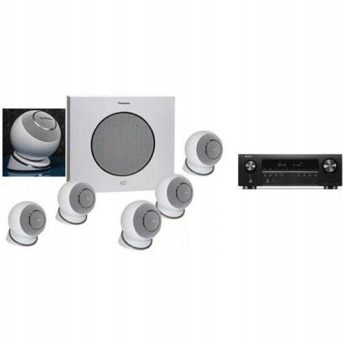 DENON AVR-S670H + CABASSE EOLE 4 SYSTEM 5.1 (białe)