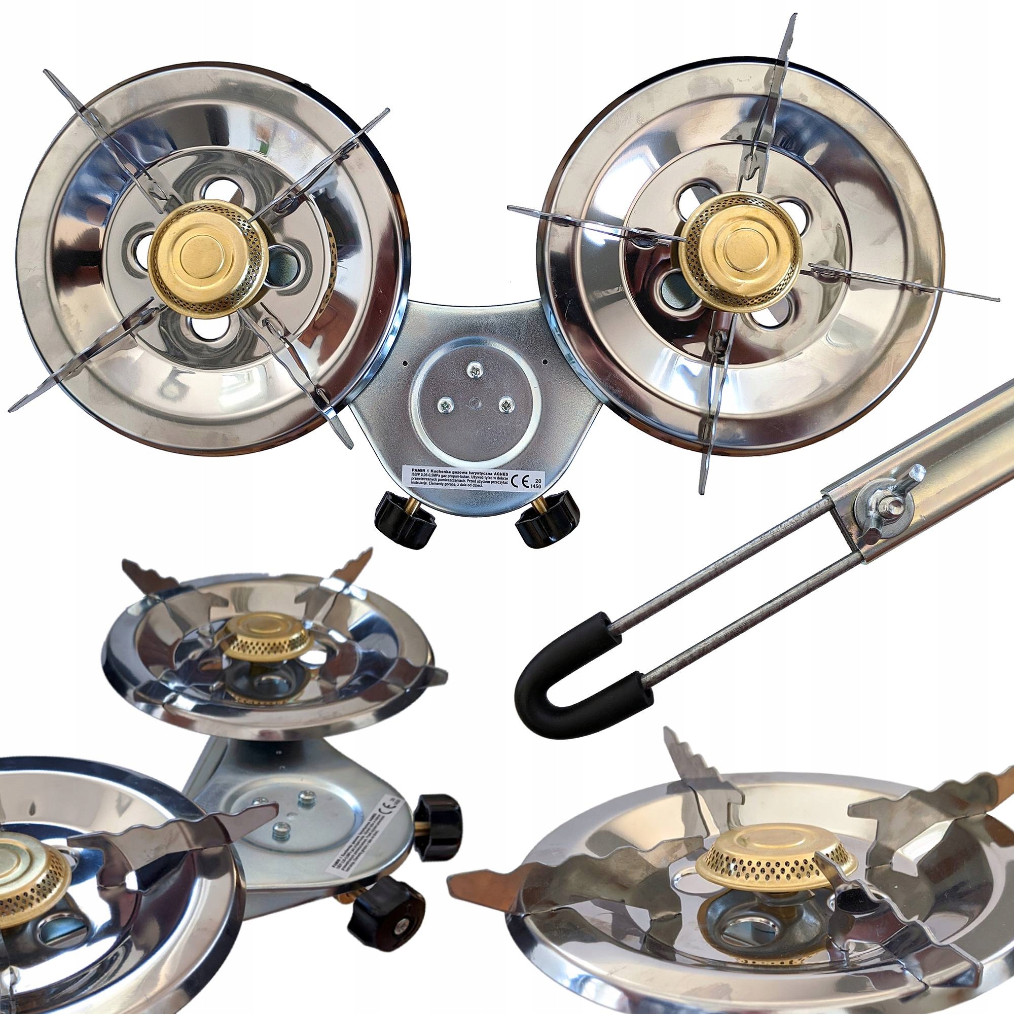 

Kuchenka Turystyczna Podwójna 2x Palnik 220+220MM