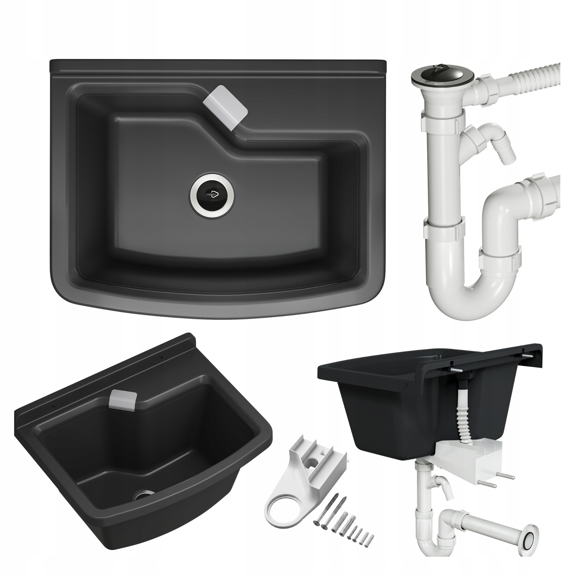 Technický Dřez Pracovní Prádelna Garáž Černá Nádrž Technická Komora Velora 50